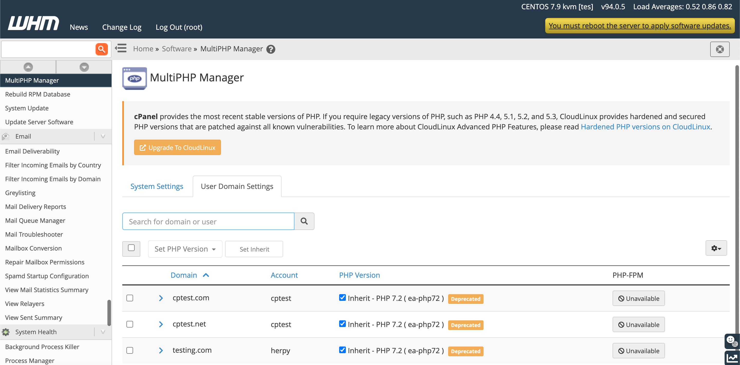 install php fpm