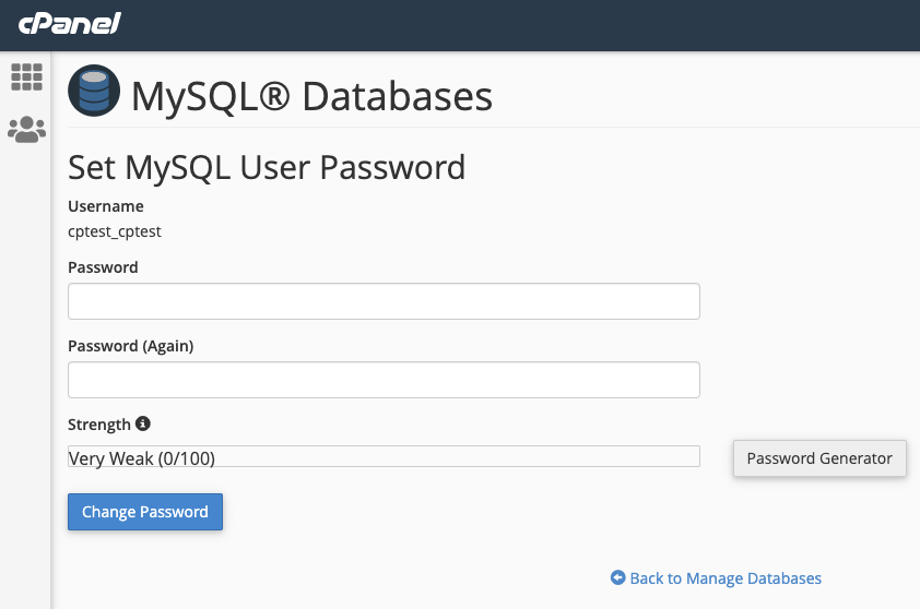 centos 7 cli mysql change user password